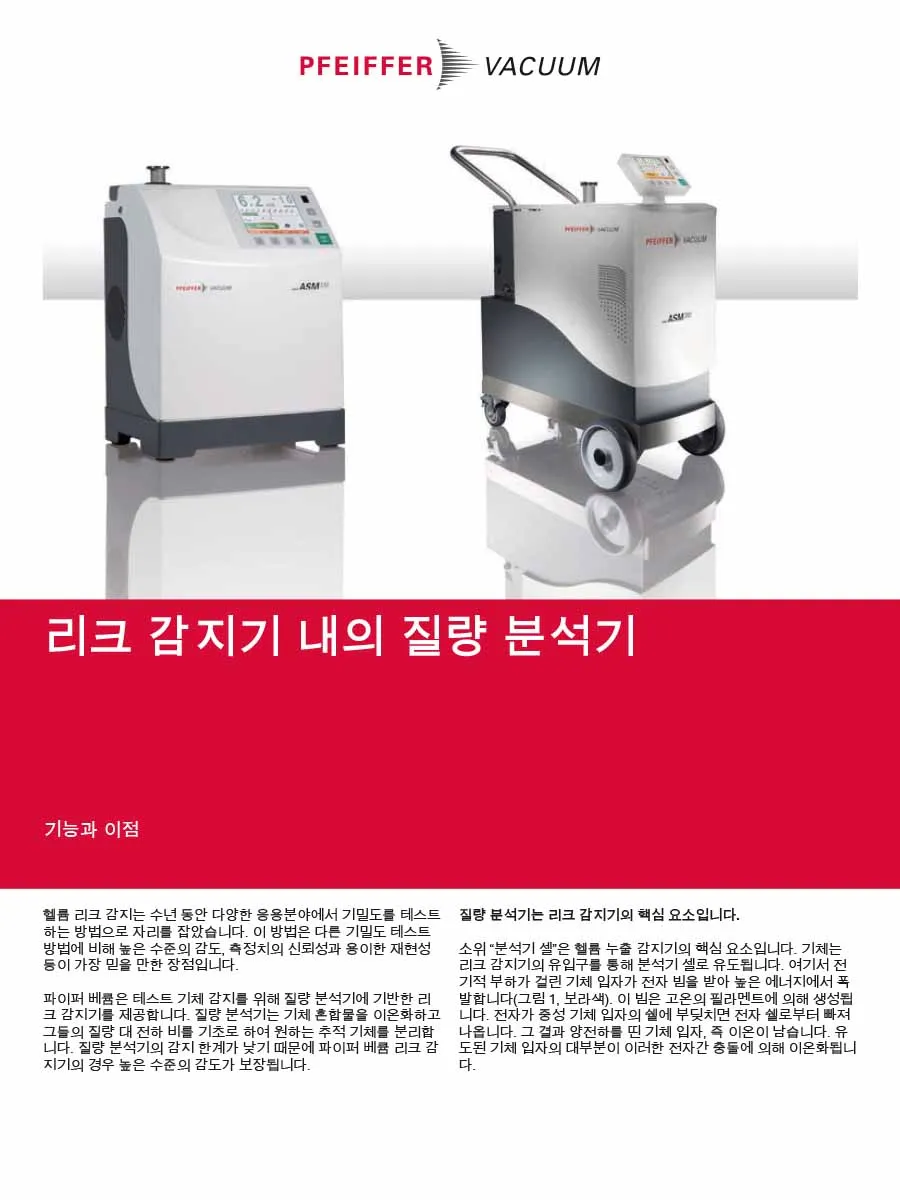 Mass Spectrometer Inside Leak Detector