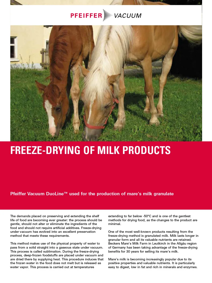 Freeze Drying Of Milk Products Pi0365pen