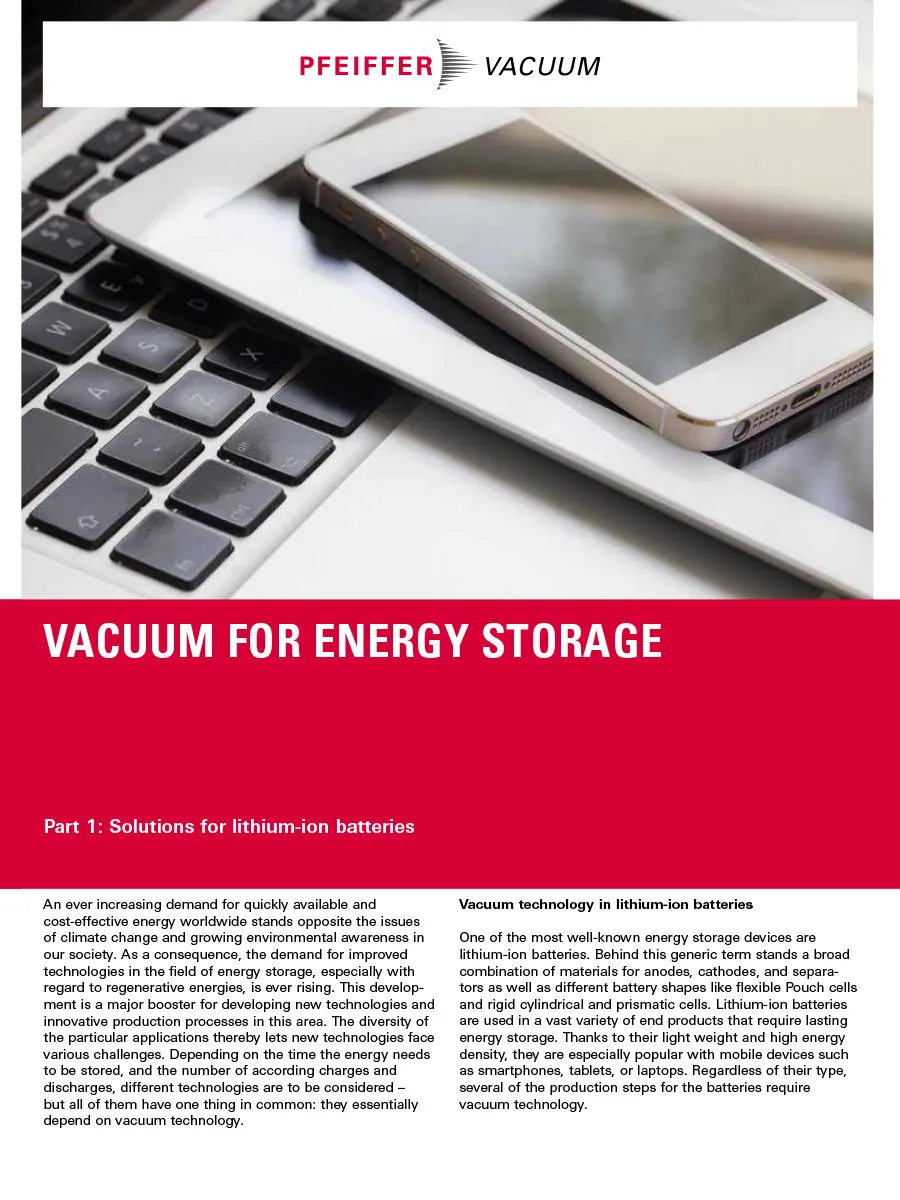 Vacuum For Energy Storage Pi0439pen