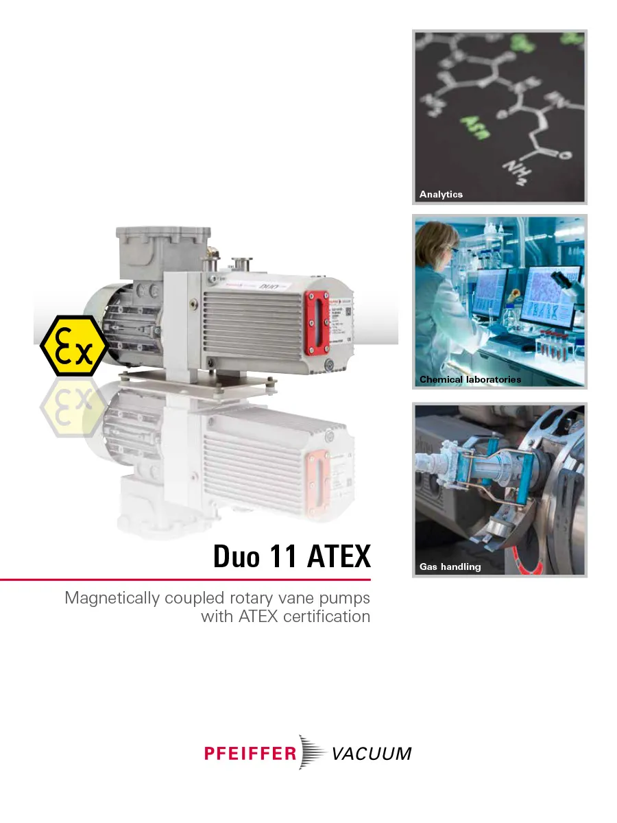 Brochure Rotary Vane Pump Duo 11 Atex