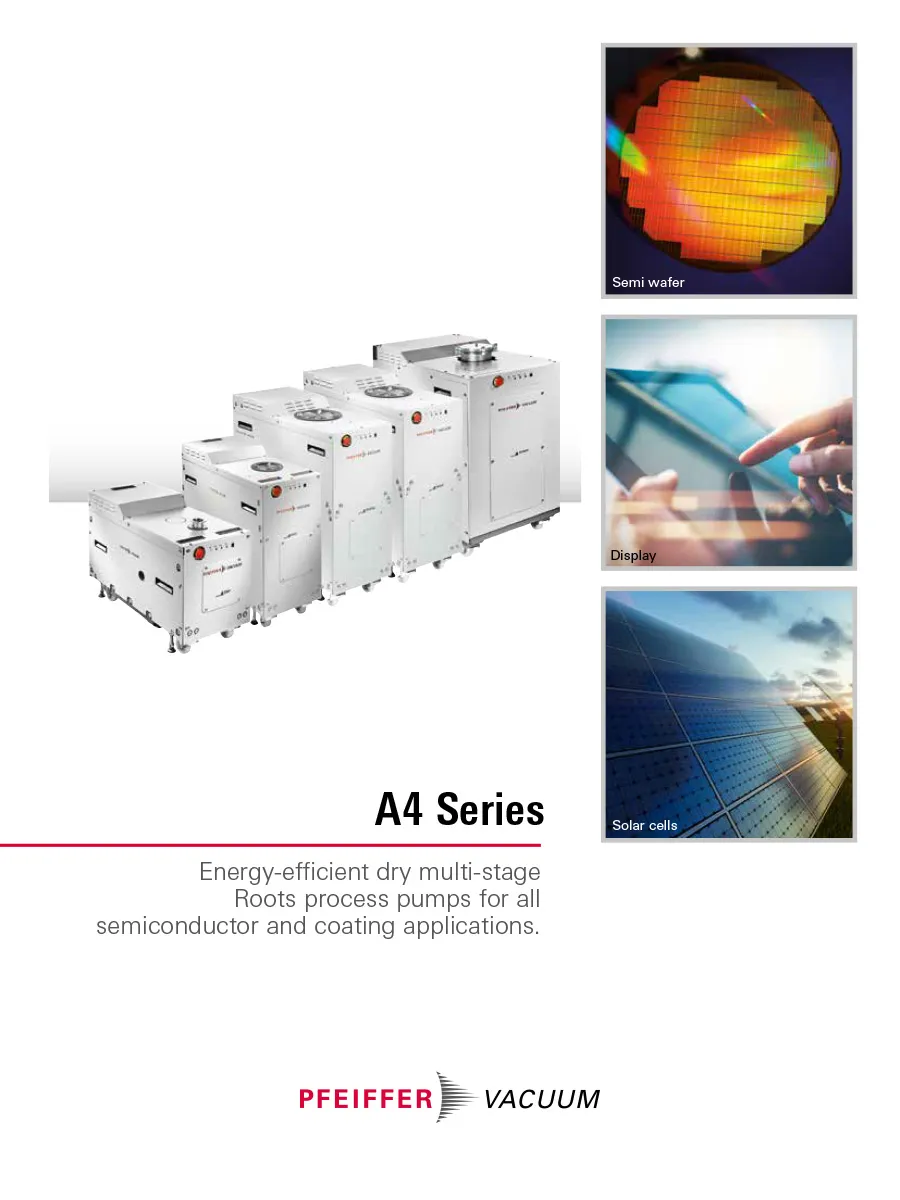 Brochure Multi Stage Roots Pumps A4 Series English