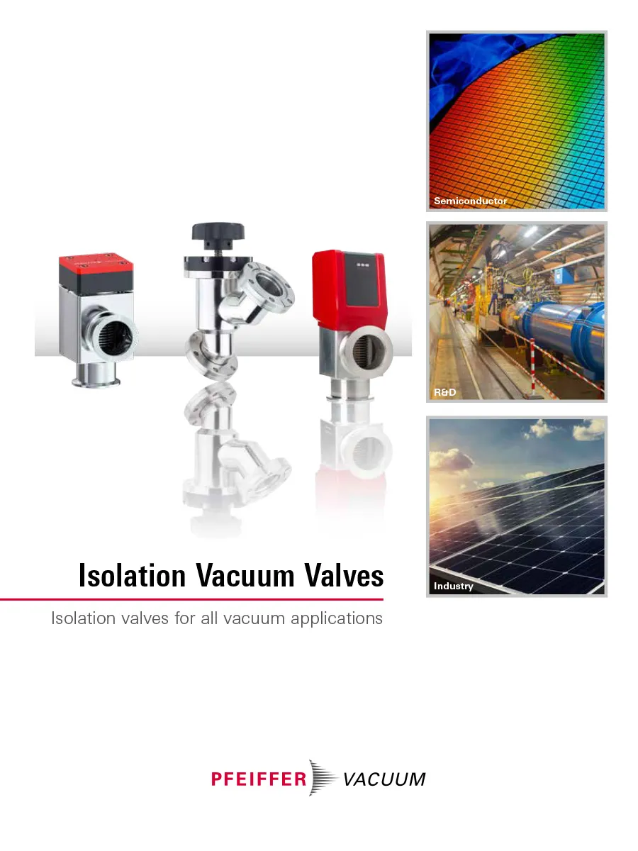 Brochure Isolation Valves English