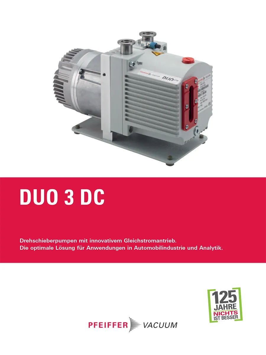 Broschuere Drehschieberpumpen Duo 3