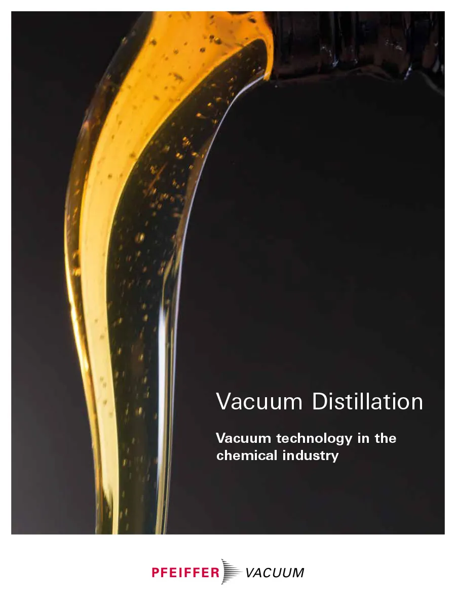 Application Report Vacuum Distillation English