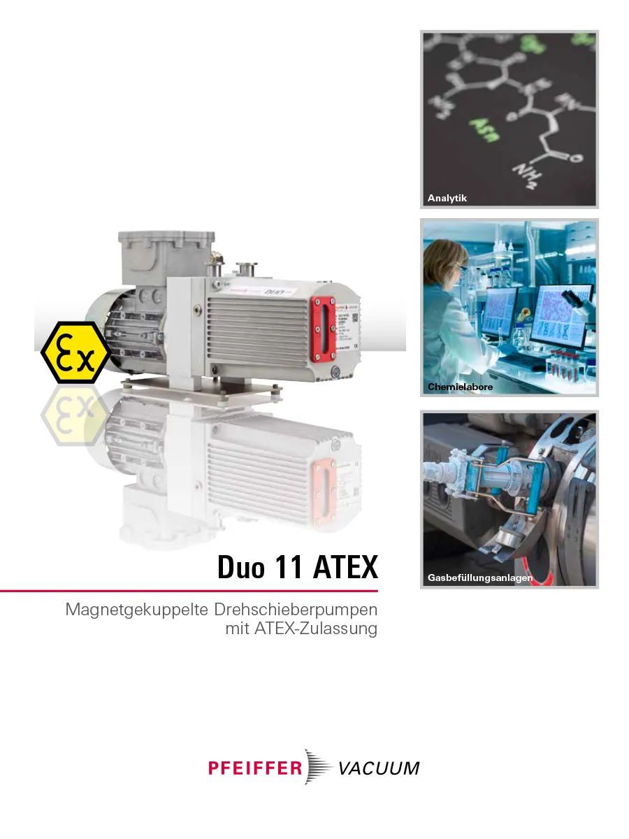 Broschuere Drehschieberpumpe Duo 11 Atex