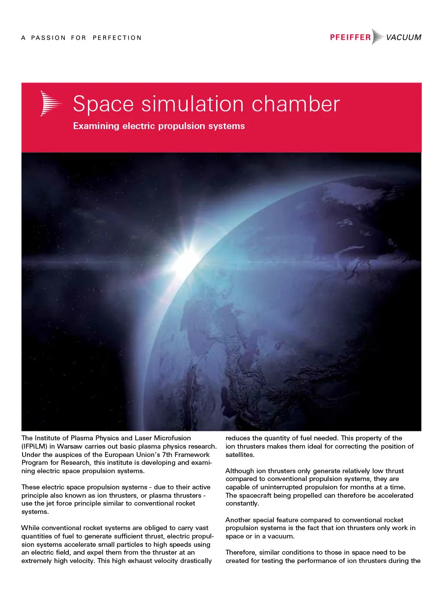 Space Simulation Chamber Pi0374pen