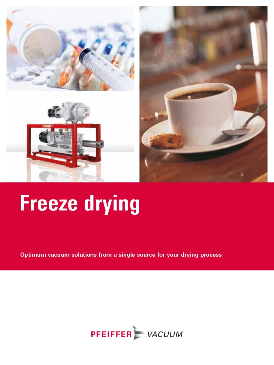 Brochure Freeze Drying English