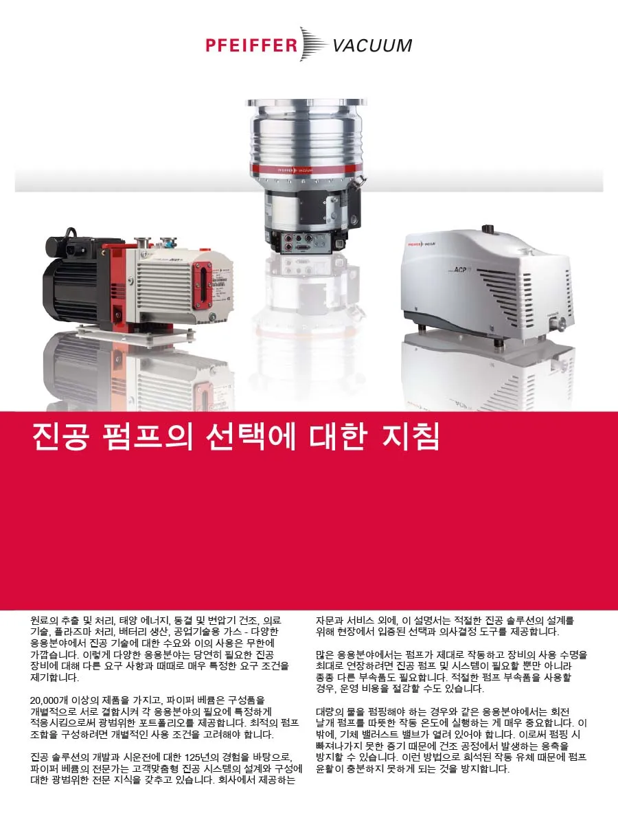 Selection Of Vacuum Pumps Pi0402pko