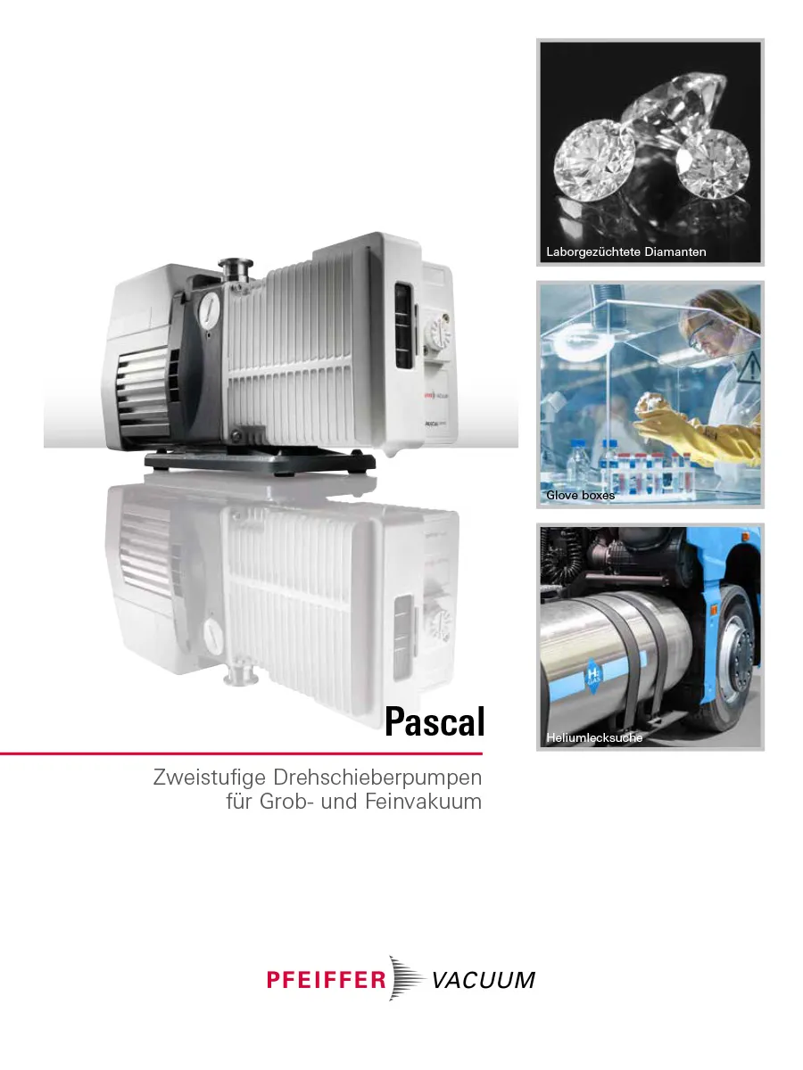Broschuere Drehschieberpumpen Pascal