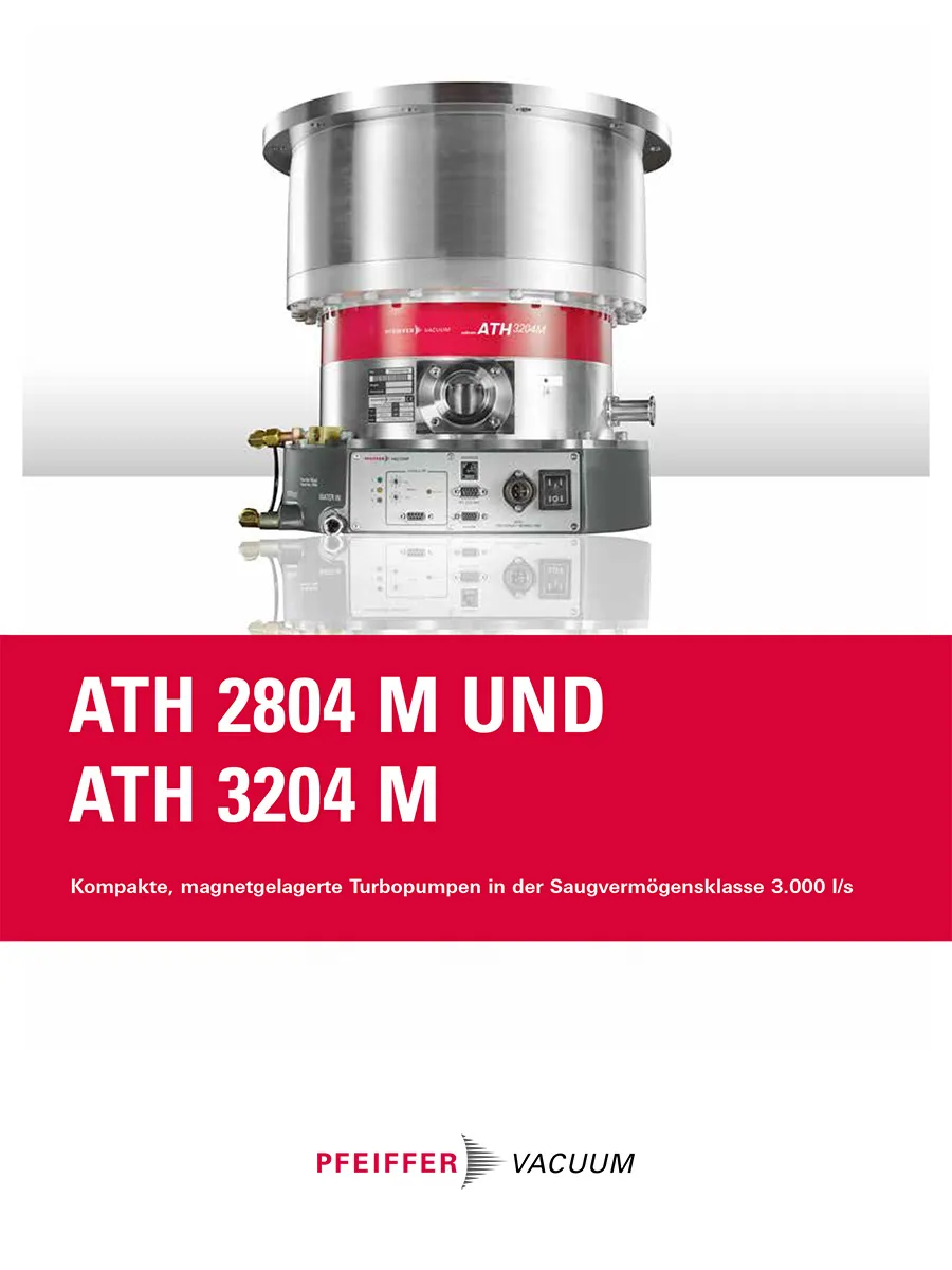 Broschuere Turbopumpen Ath 2804 3204 M