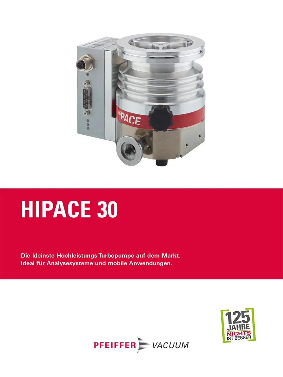 Broschuere Hipace 30 Turbopumpen