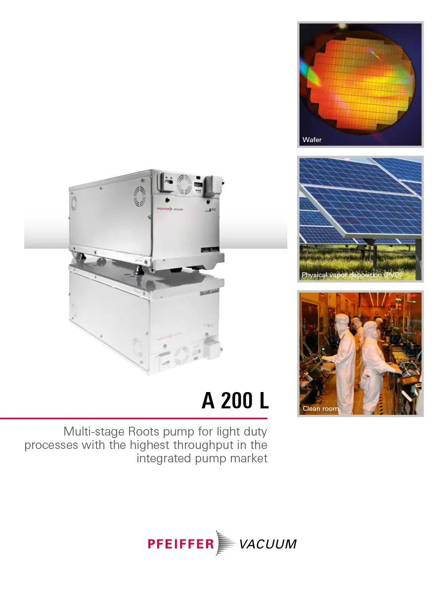 Brochure Multi Stage Roots Pumps A 200 L
