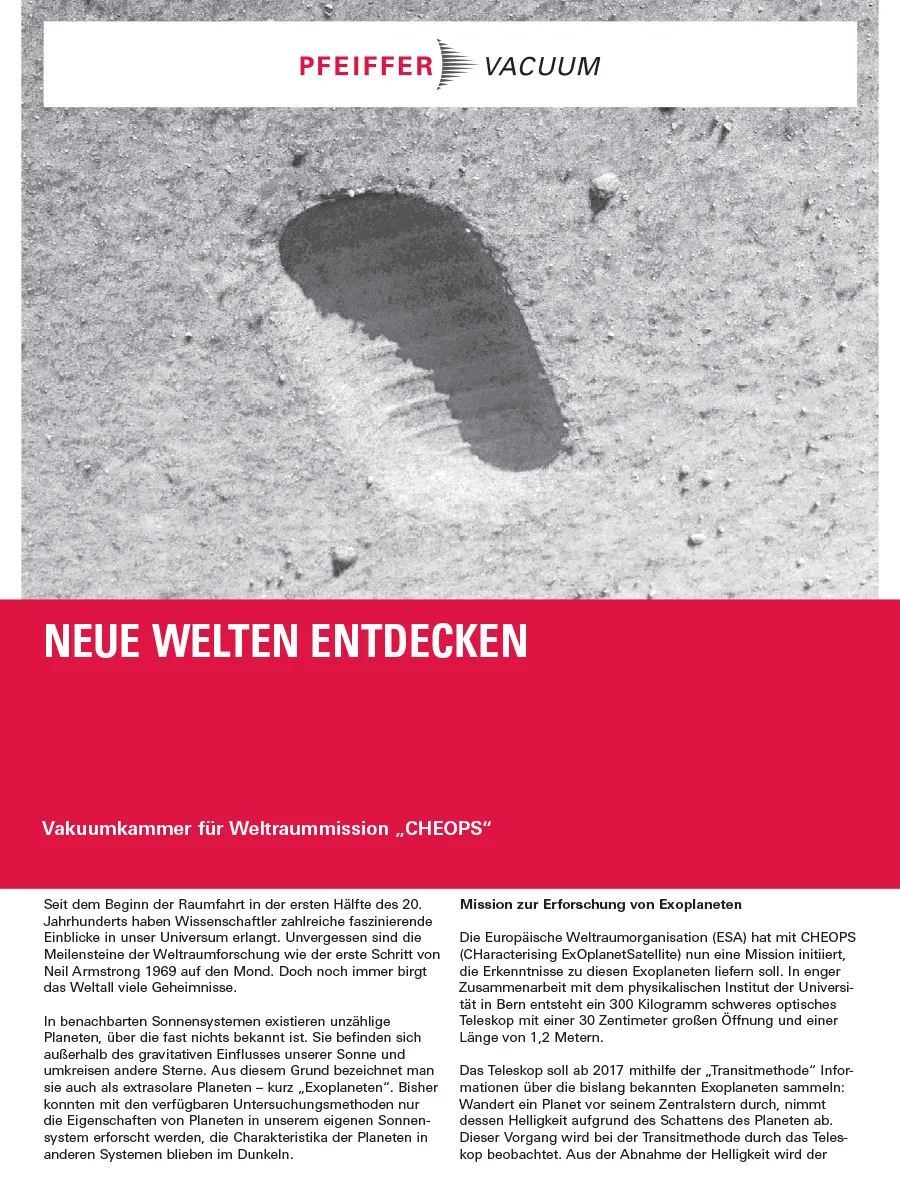 Vakuumkammer Fuer Weltraummission Pi0399pde