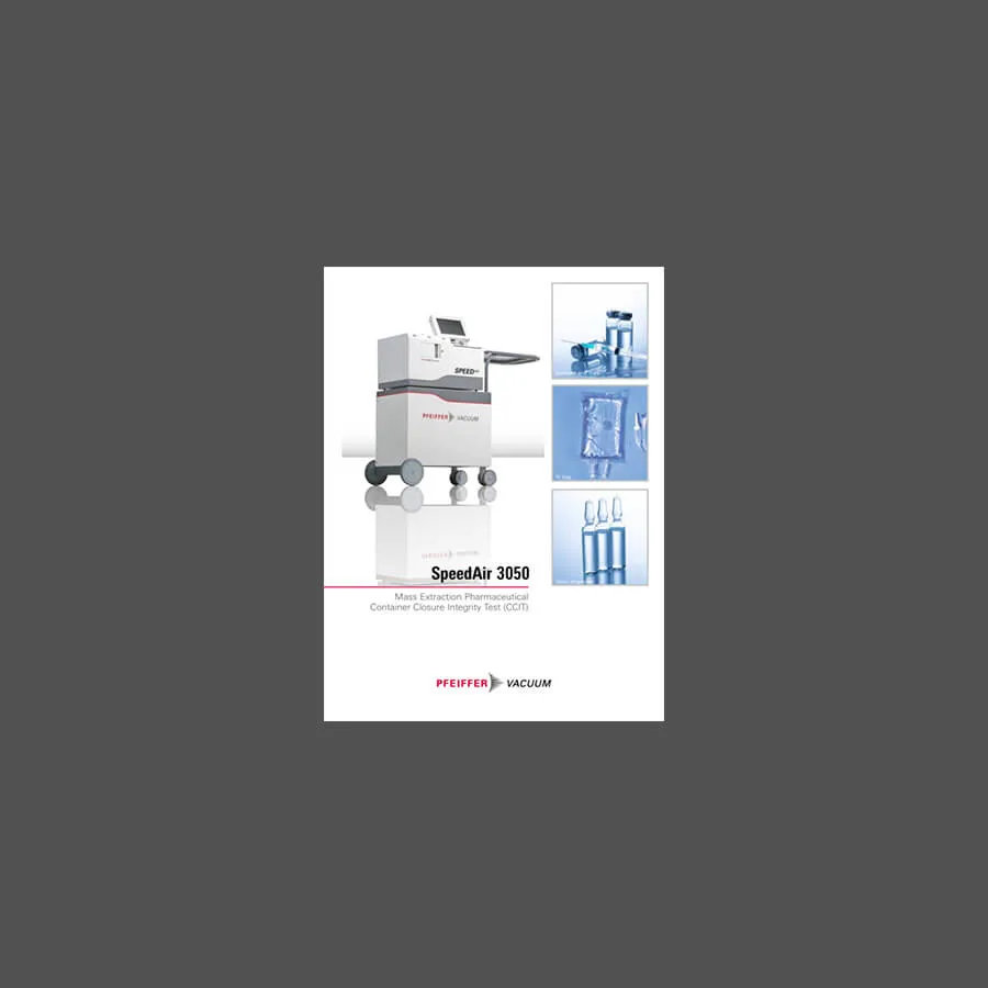 Brochure Leak Detector Speedair 3050
