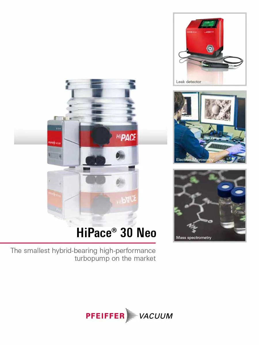 Brochure Turbopumps Hipace 30 Neo