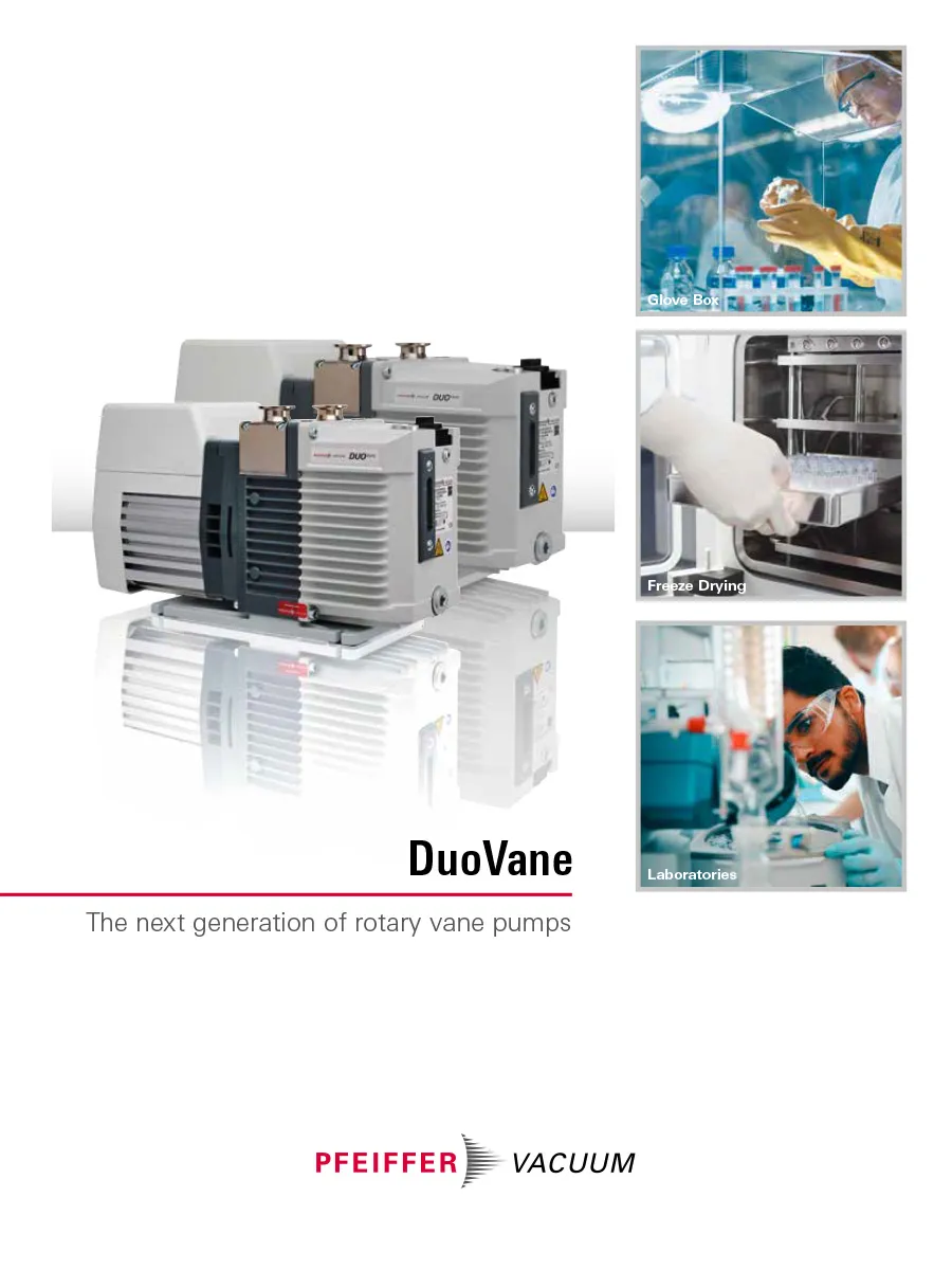 Brochure Rotary Vane Pumps Duovane