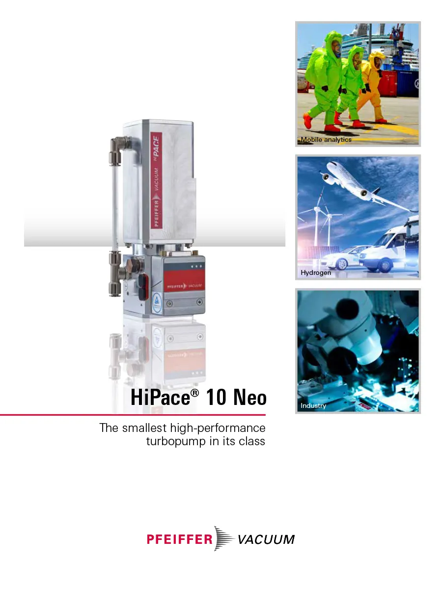 Brochure Turbopumps Hipace 10 Neo