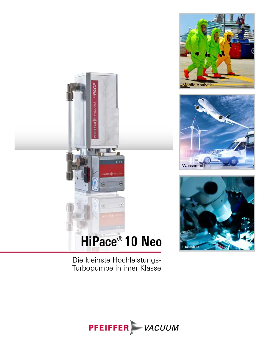 Broschuere Turbopumpen Hipace 10 Neo