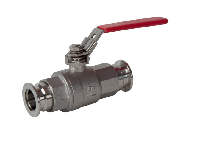 Ball valve, manually actuated, DN 16 ISO-KF