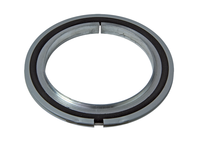 配有外环的定心环，用于 Okta 1500 G 的冷却气体法兰，DN ISO-F