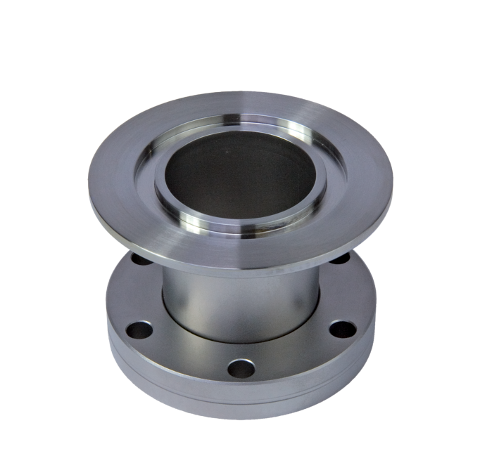 Adapter, 304/1.4301 stainless steel, CF flange, 304L, DN 100 CF / DN 40 ISO-KF