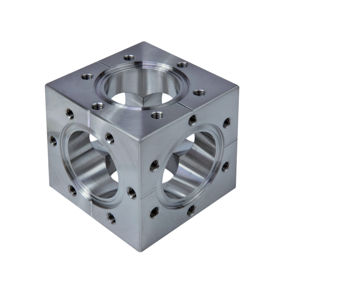 UHV Cube, stainless steel 316L/1.4404, DN 100 CF