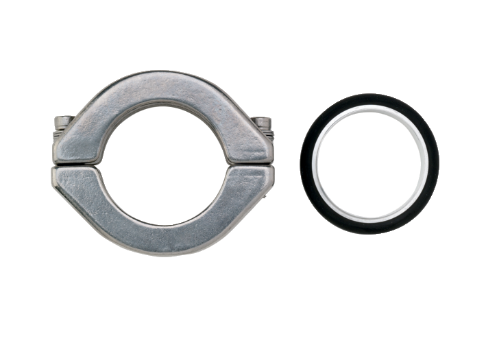 Mounting kit for HiPace 60/80, DN 40 ISO-KF, including centering ring and clamping ring