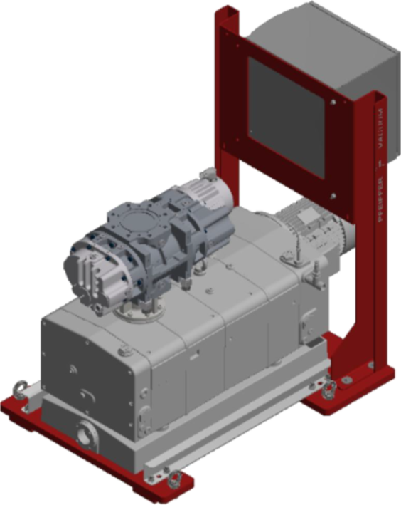 CombiLine RH 1202 L，配 Hepta 450 L 干式压缩螺杆泵和 HiLobe 1302 罗茨泵