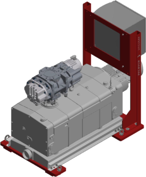 CombiLine RH 1252 L，配 Hepta 650 L 干式压缩螺杆泵和 HiLobe 1302 罗茨泵