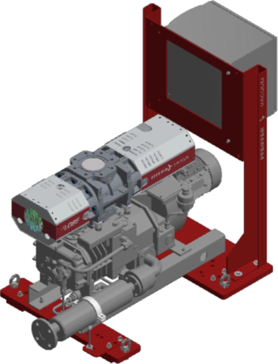 CombiLine RH 1304，配 Hepta 100 P 干式压缩螺杆泵和 HiLobe 2104 罗茨泵