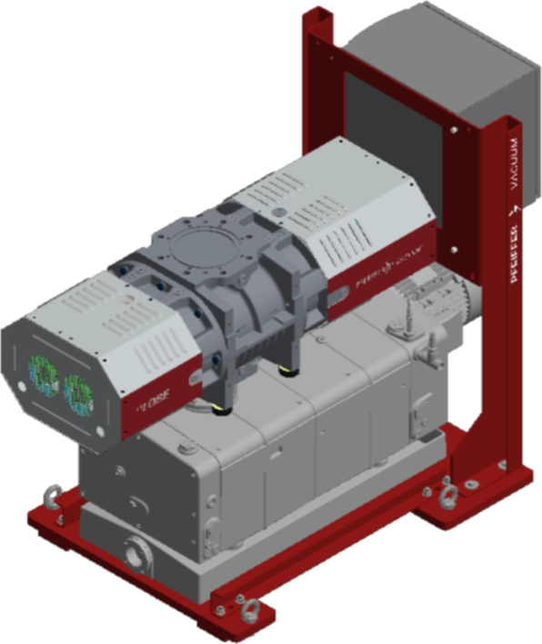 CombiLine RH 2404 L，配 Hepta 650 L 干式压缩螺杆泵和 HiLobe 2704 罗茨泵