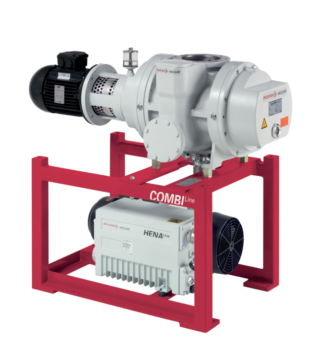 CombiLine WU 232 with Hena 60 single-stage rotary vane pump and Okta 250 roots pump