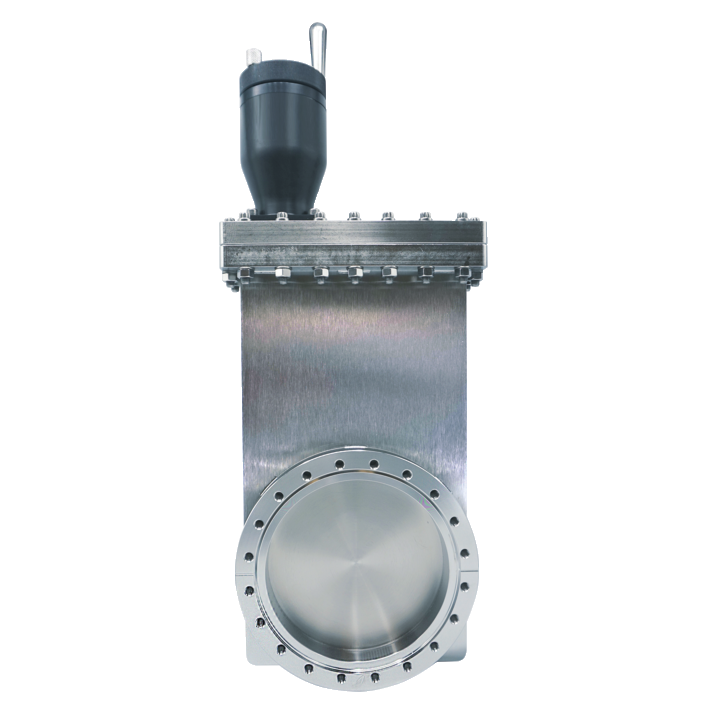 UHV gate valve, DN 200 CF, metric, manual, SS/Cu/FKM