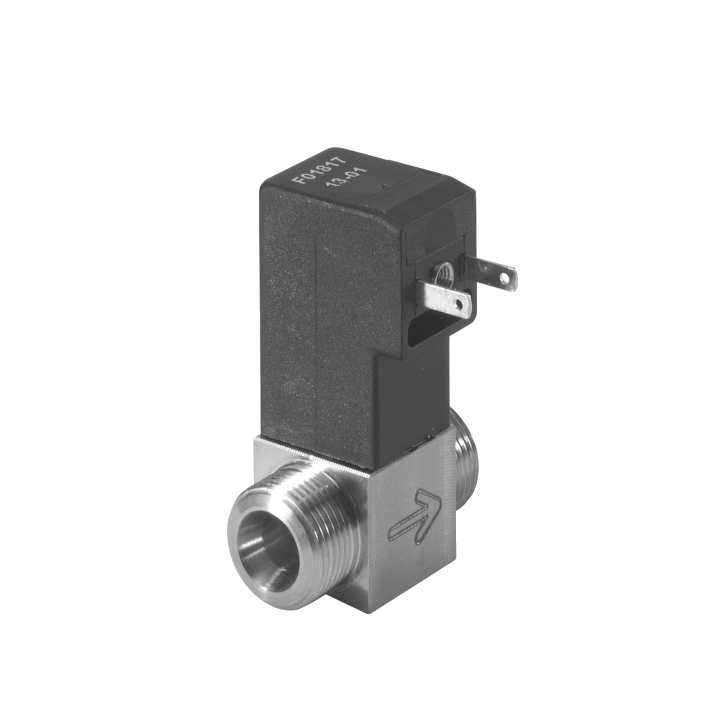 RME 005 A, Gas regulating valve, solenoid actuated, control range from 0.085 to 8.5 hPa l/s