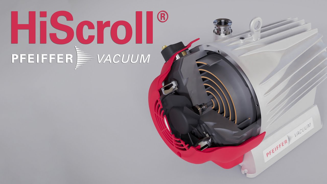 HiScroll® the oil-free vacuum pumps by Pfeiffer Vacuum