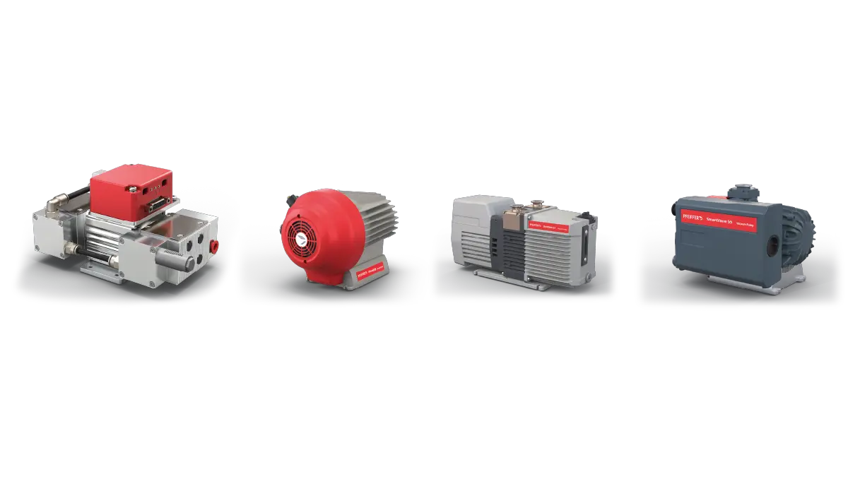 Backing pumps: HiScroll, MVP, SmartVane, DuoVane
