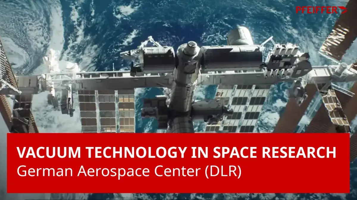 Vacuum technology in space research: German Aerospace Center (DLR)