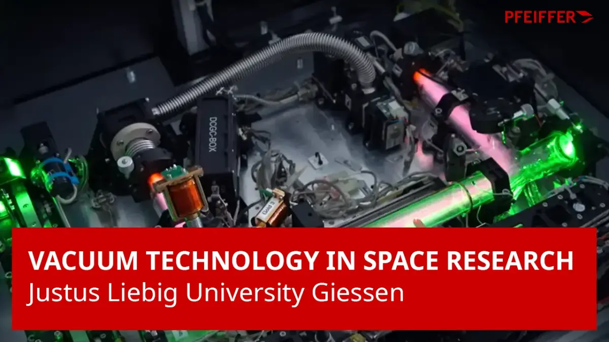 Vacuum technology in space research: Justus Liebig University Giessen